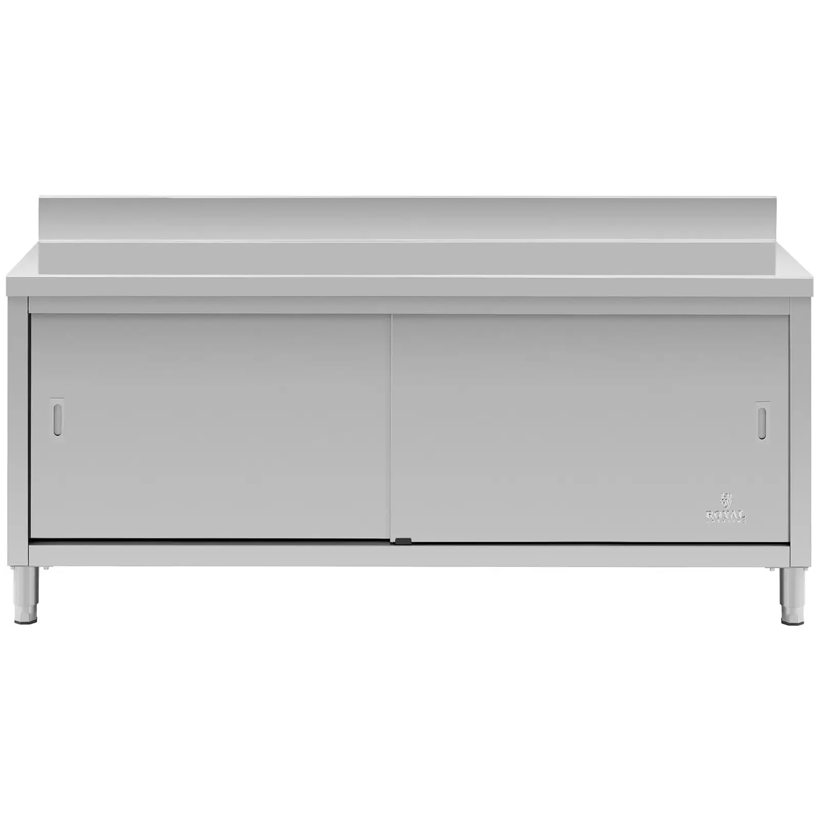 Masă de lucru montată pe perete, cu dulap și uși glisante, 180 x 60 cm 6