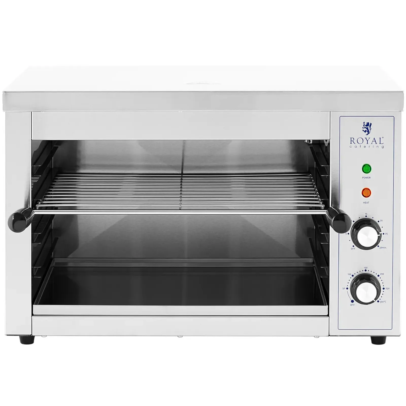 Prăjitor de pâine Salamander pentru sandvișuri la grătar și pâine prăjită, 50–300 °C, 3000 W 5