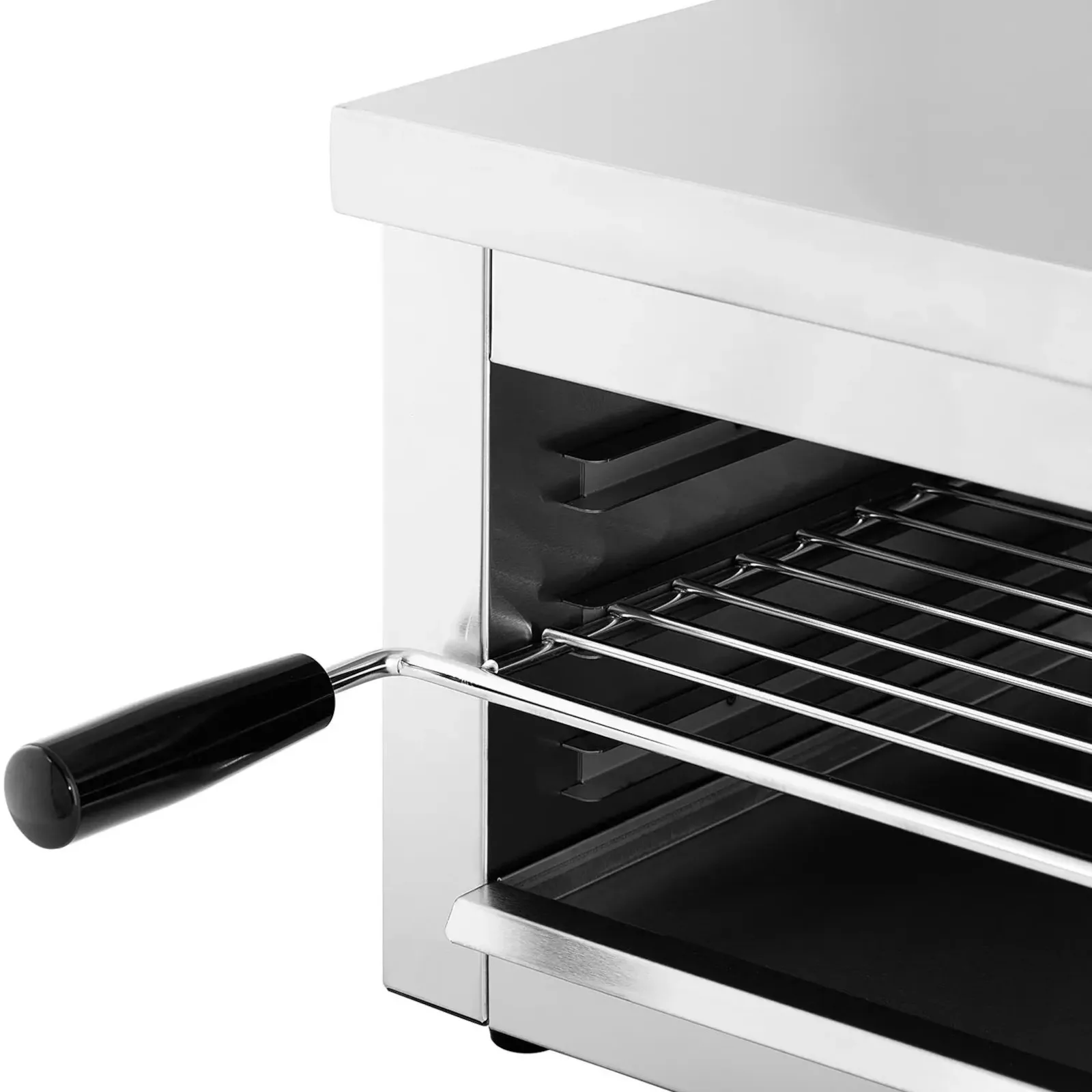 Salamander kenyérpirító grillezett szendvicsekhez és pirítóshoz, 50–300 °C, 2500 W 4