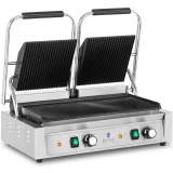 3600 W-os kétoldalas, barázdált kontaktgrill 2