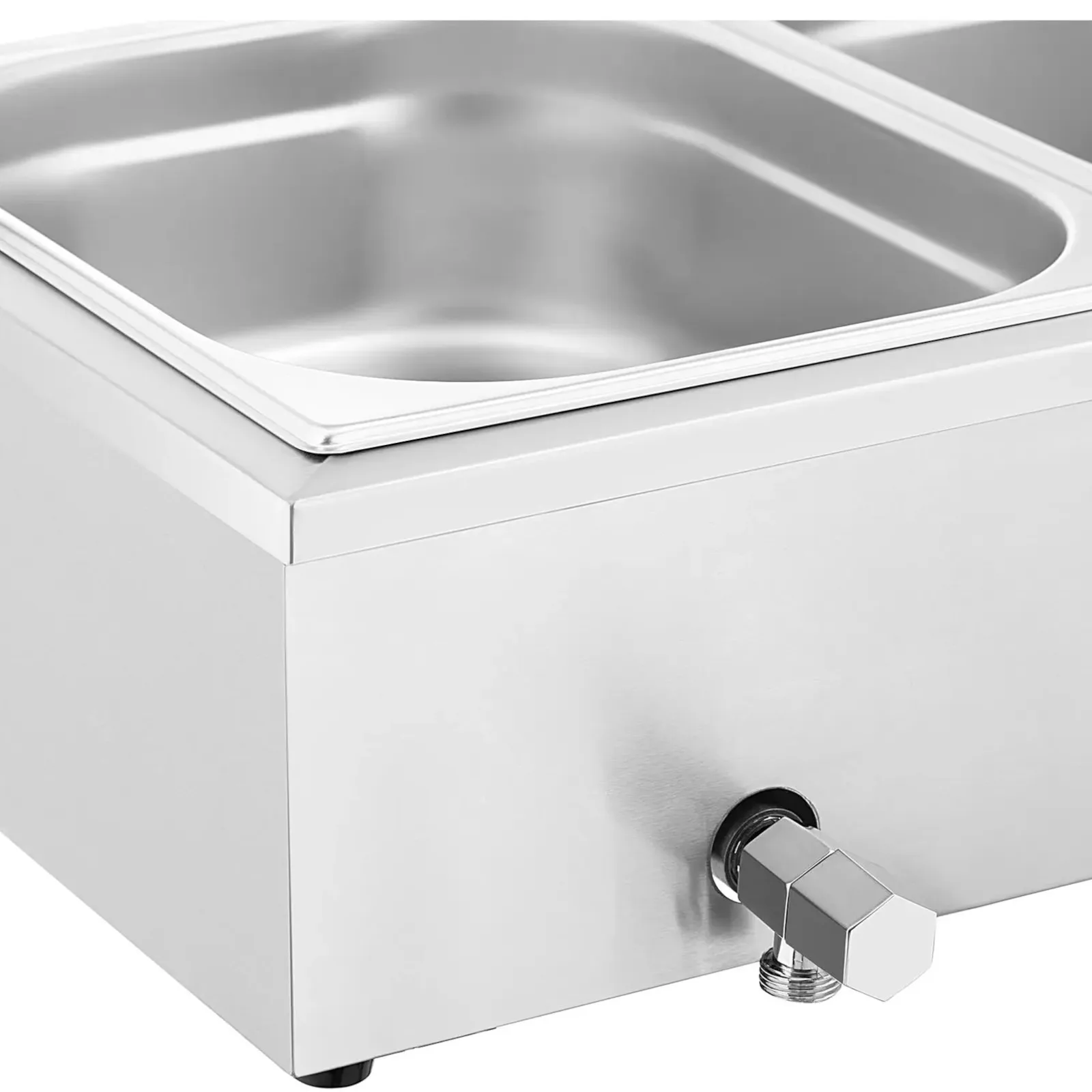 Bemar-Speisenwärmer, Buffetwärmer mit Deckel, 3 x GN 1/2, 2000 W 4