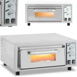 Cuptor profesional pentru pizza cu o singură cameră, pentru 1 pizza, diametru 35 cm, 2200 W