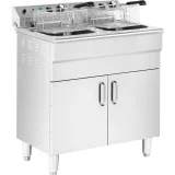 Kétkamrás, szekrényes, szabadon álló elektromos sütő, 400 V, 10 000 W, 26 l 10