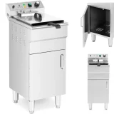 Friteuză electrică independentă cu dulap, 400 V, 5000 W, 13 L