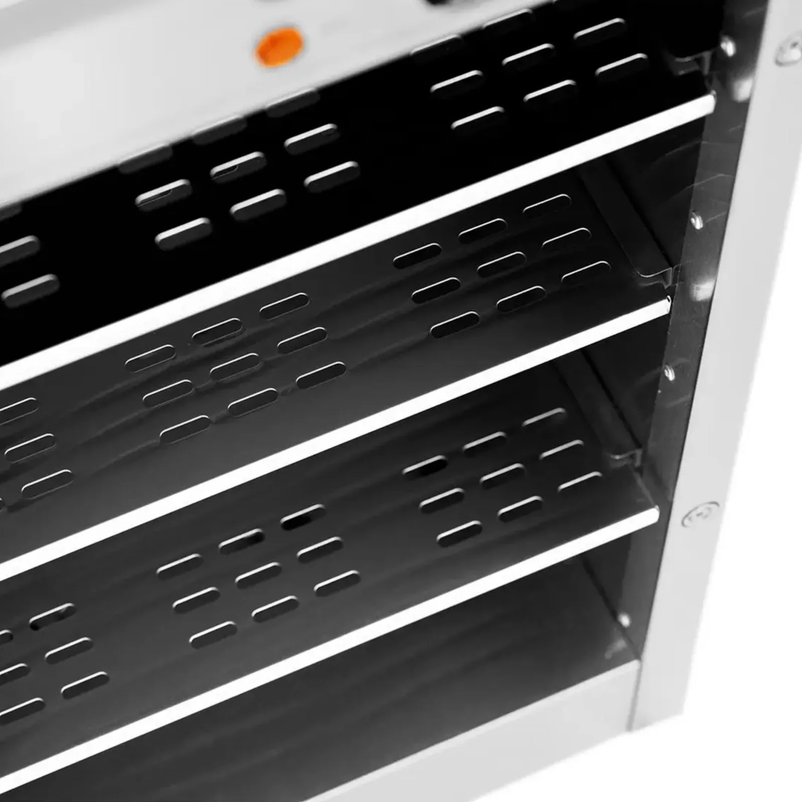 Podgrzewacz do talerzy szafa grzewcza na kółkach do 60 talerzy o śr. 29 cm 600 W 4