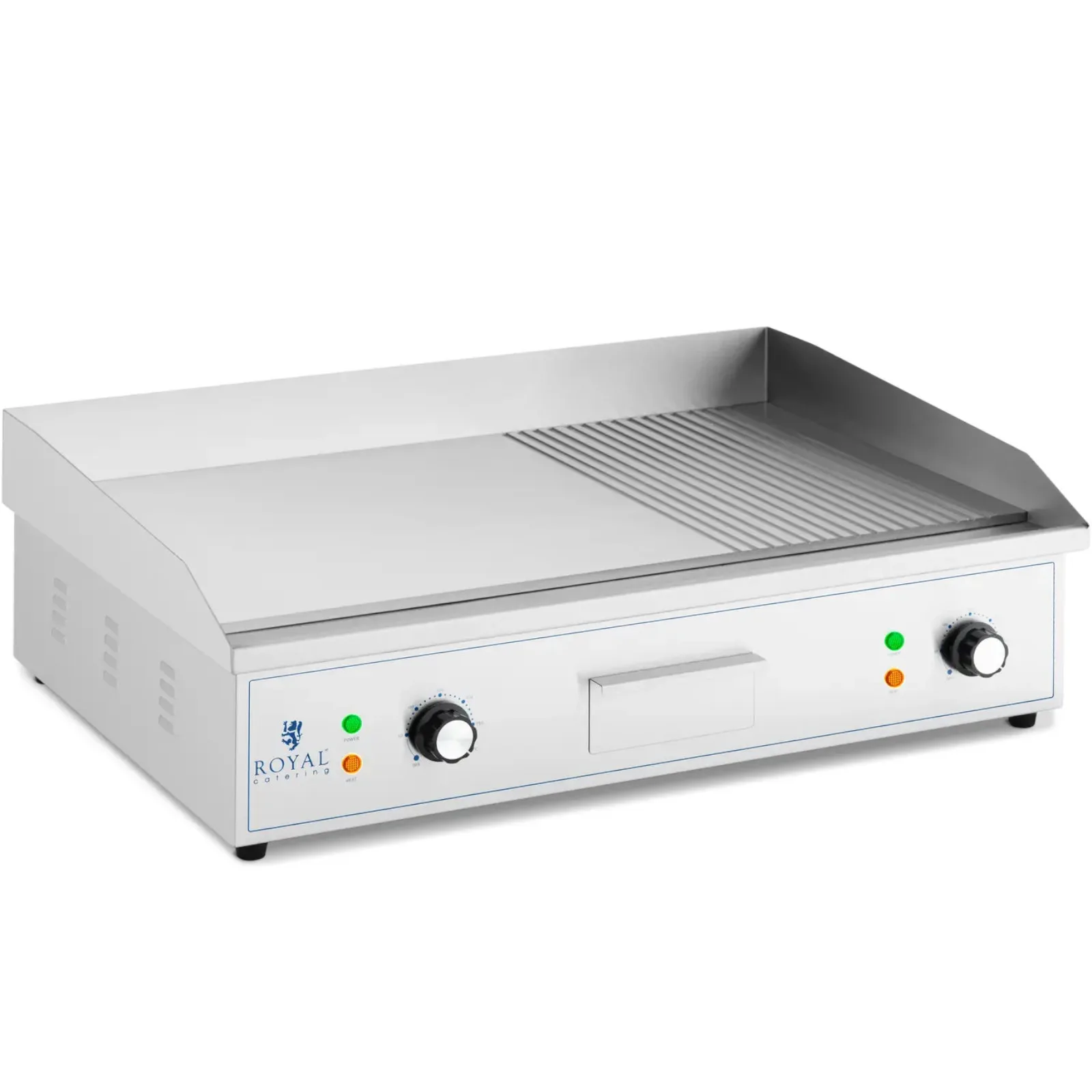 Elektrogrill mit glatter und geriffelter Grillplatte, 727 x 420 mm, 4400 W 2