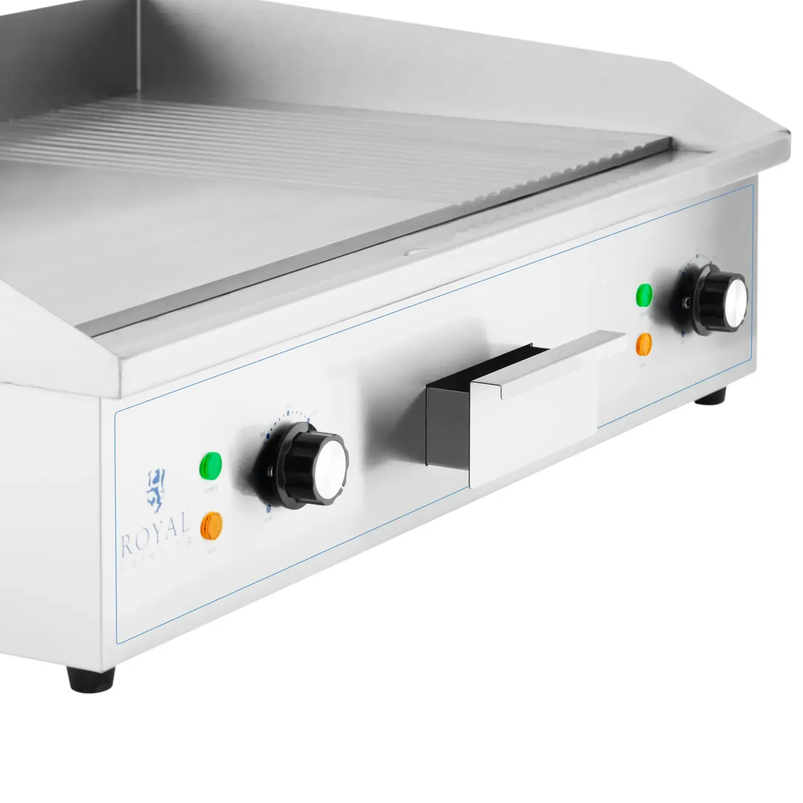 Elektrogrill mit glatter und geriffelter Grillplatte, 727 x 420 mm, 4400 W 4