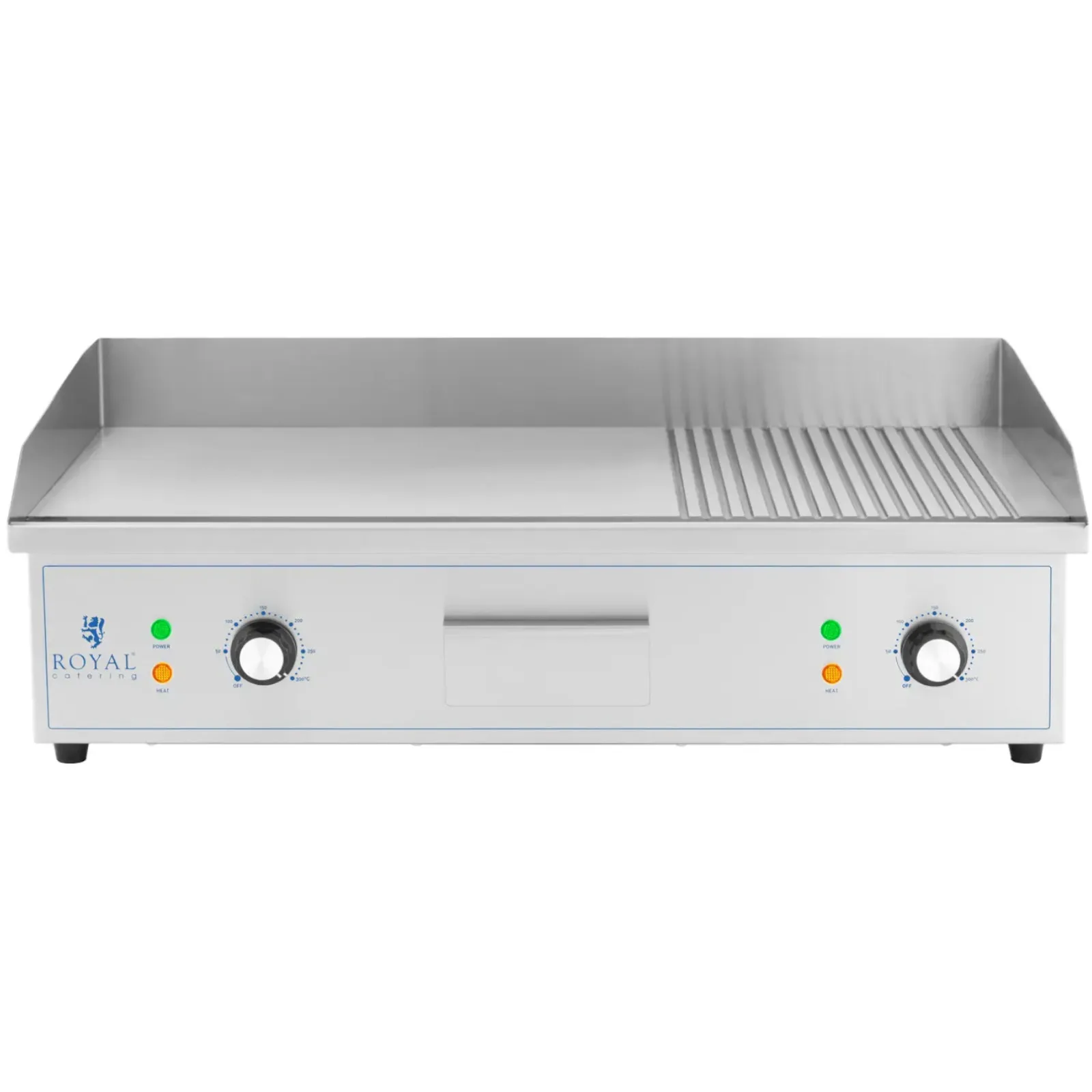 Grill elektryczny płyta grillowa gładka ryflowana 727 x 420 mm 4400 W 5