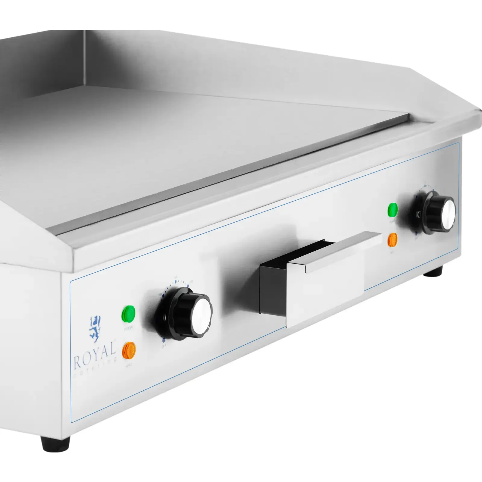 Elektrický gril s hladkou grilovacou platňou 727 x 420 mm 4400 W 4