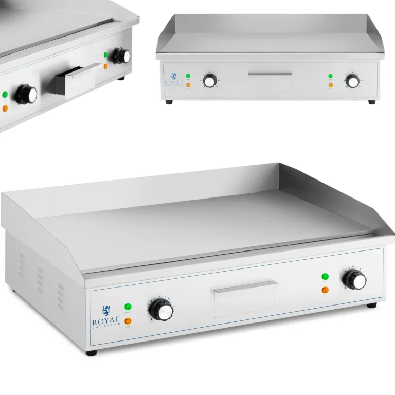 Elektromos grill sima grilllapokkal 727 x 420 mm 4400 W
