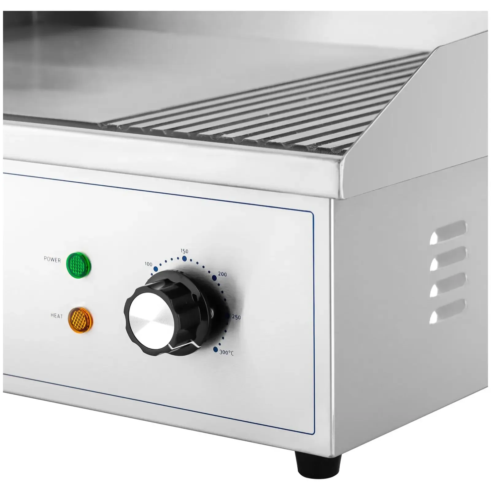 Elektromos grill sima és barázdált grilllapokkal, 548 x 350 mm, 3000 W 3