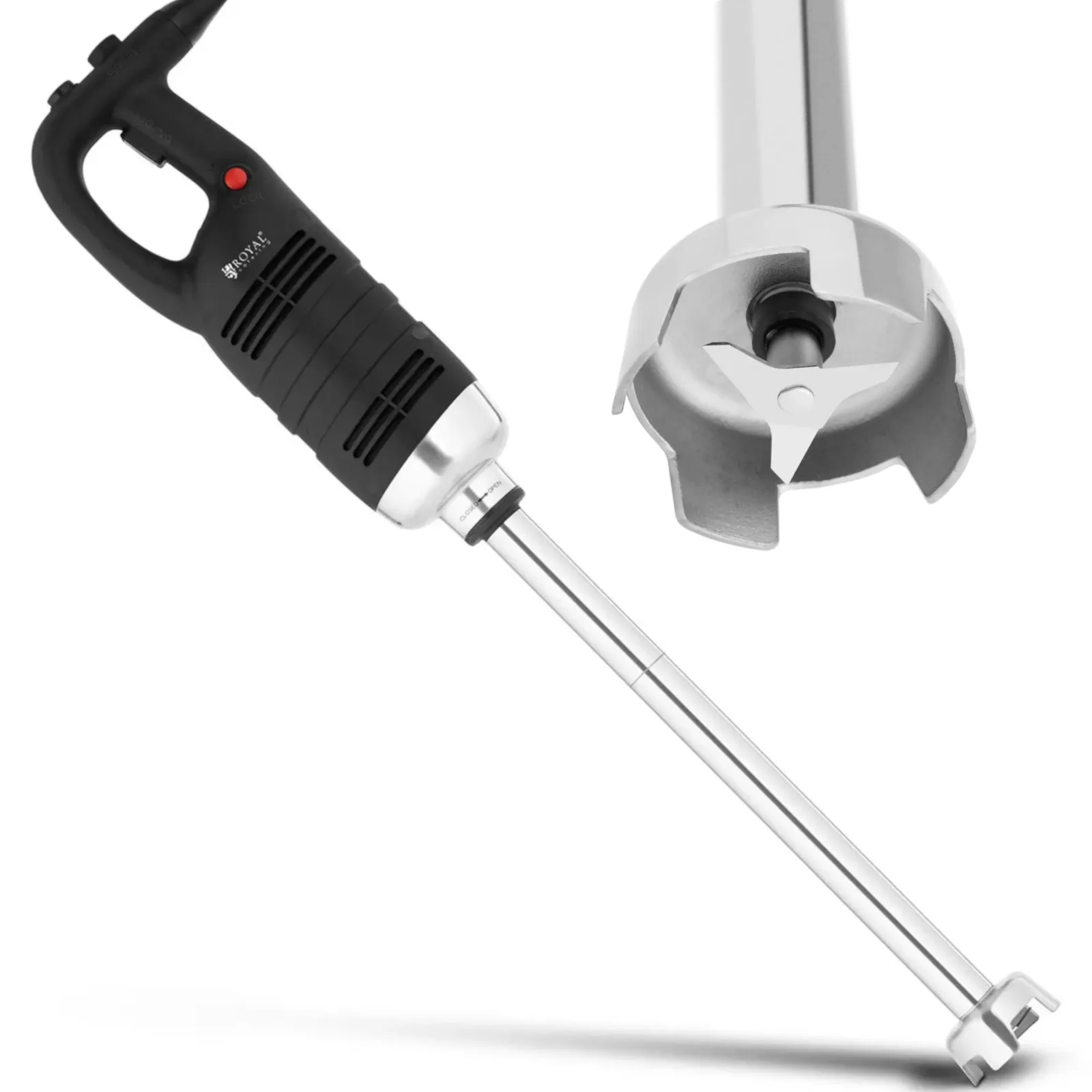 Kézi turmixgép, karhossz 550 mm, 8000–18000 fordulat/perc, 850 W