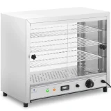 Vitrină încălzită pentru alimente, 3 rafturi, 1000 W
