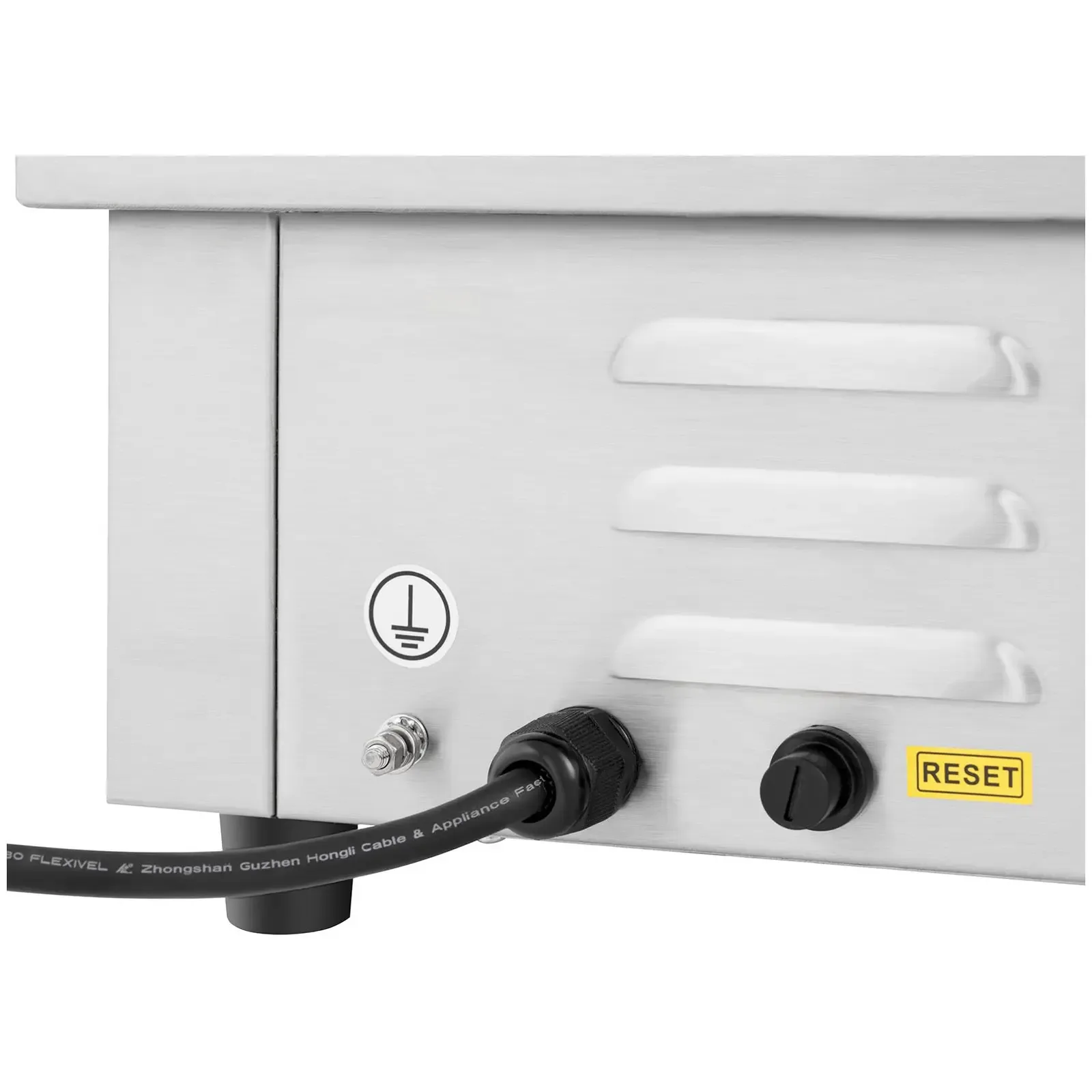 Placă de gătit electrică netedă, cu două fețe, 730 x 400 mm, 2 x 2200 W 5