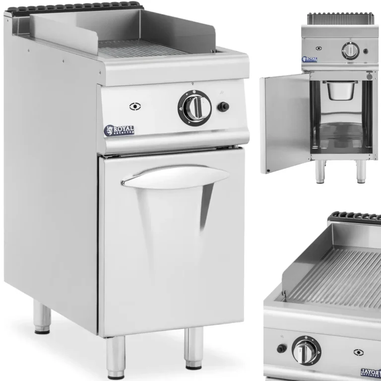Bordázott gázgrill szekrénnyel propán / LPG / földgázhoz, 6 kW