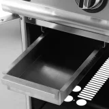 8 kW-os propán / LPG / földgázos láva grill 5