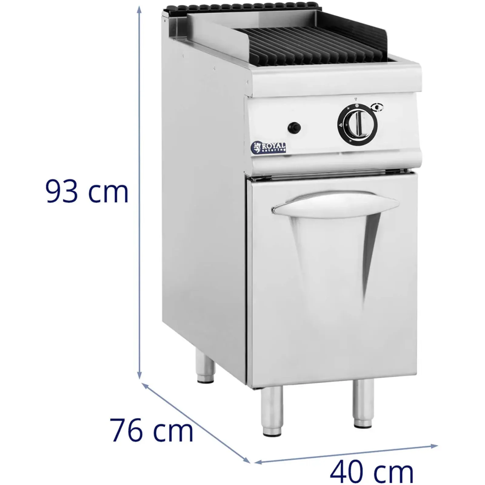 Grătar cu propan / GPL / gaz natural de 8 kW 9