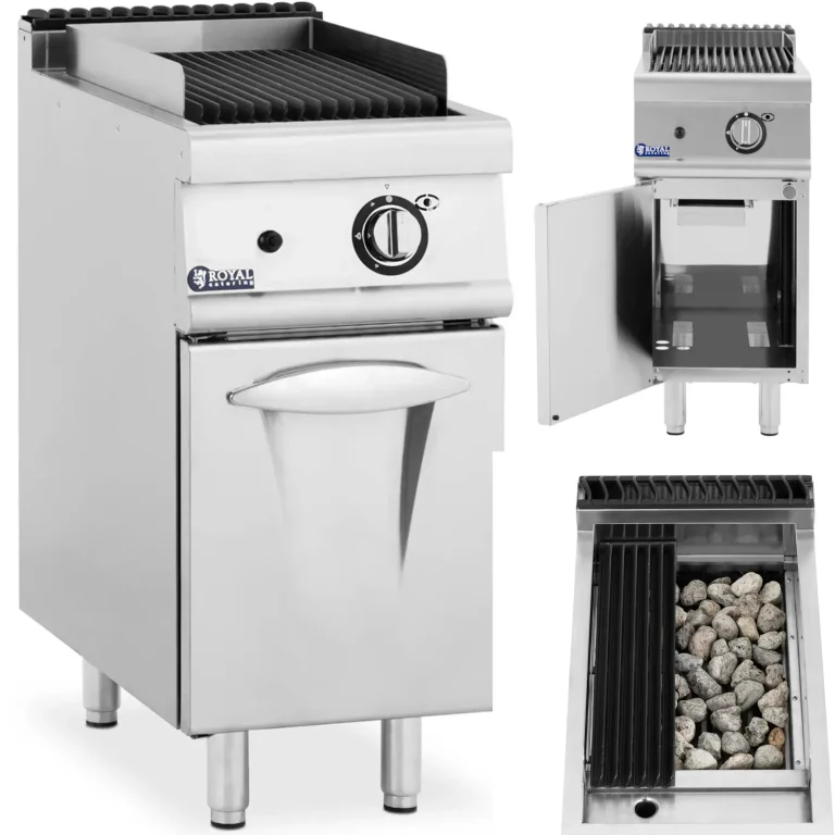 8 kW-os propán / LPG / földgázos láva grill