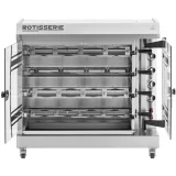 Električni ražanj za 4–6 pilića, 4 razine, 8000 W, 400 V 2