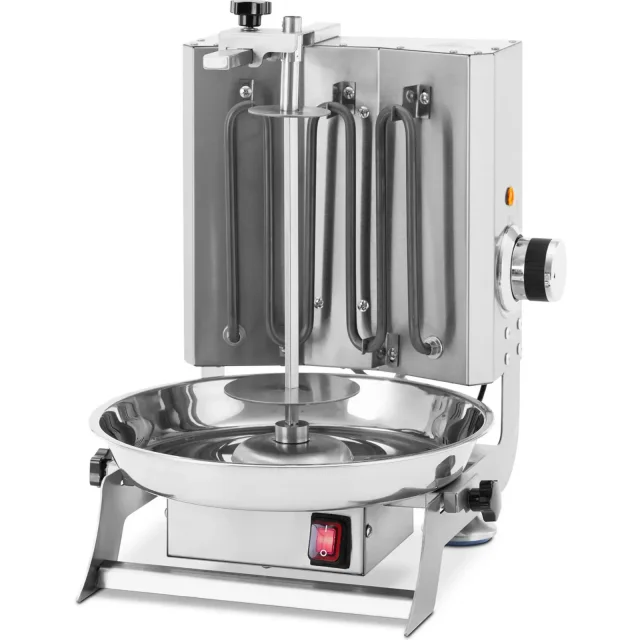 Elektromos kebab- és gyrosgrill akár 8 kg húshoz, 2000 W