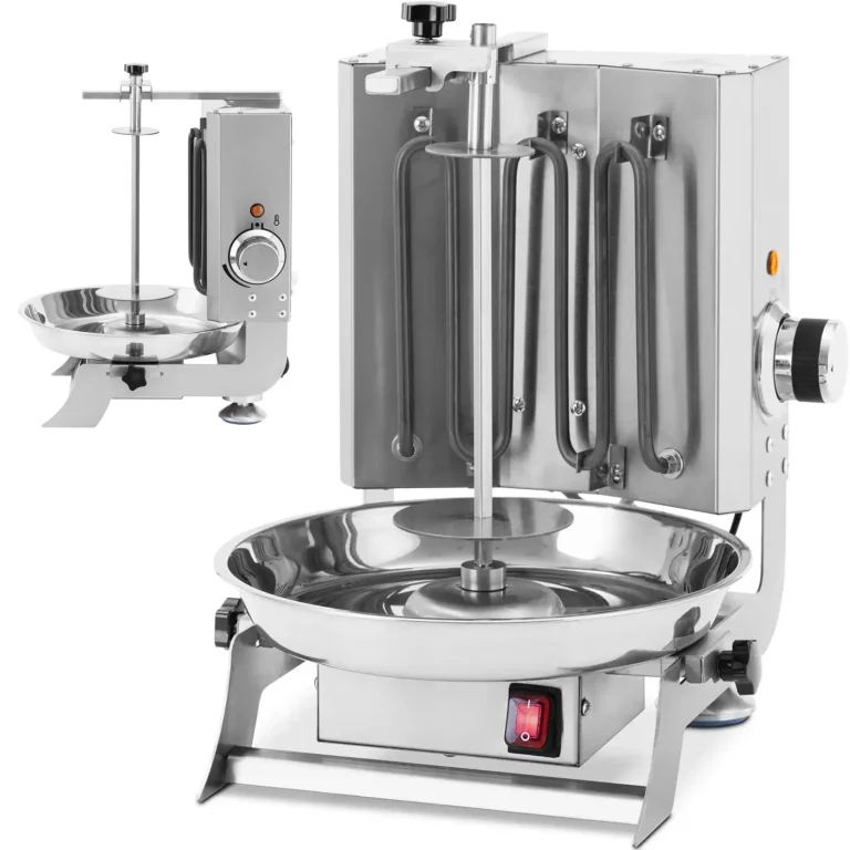 Elektromos kebab- és gyrosgrill akár 8 kg húshoz, 2000 W
