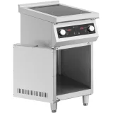 Freistehendes Induktionskochfeld mit 2 Kochfeldern und Unterschrank, 400 V, 8500 W 5