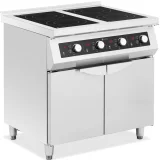 Freistehendes Induktionskochfeld mit Unterschrank, 4 Kochzonen, 400 V, 17.000 W 2