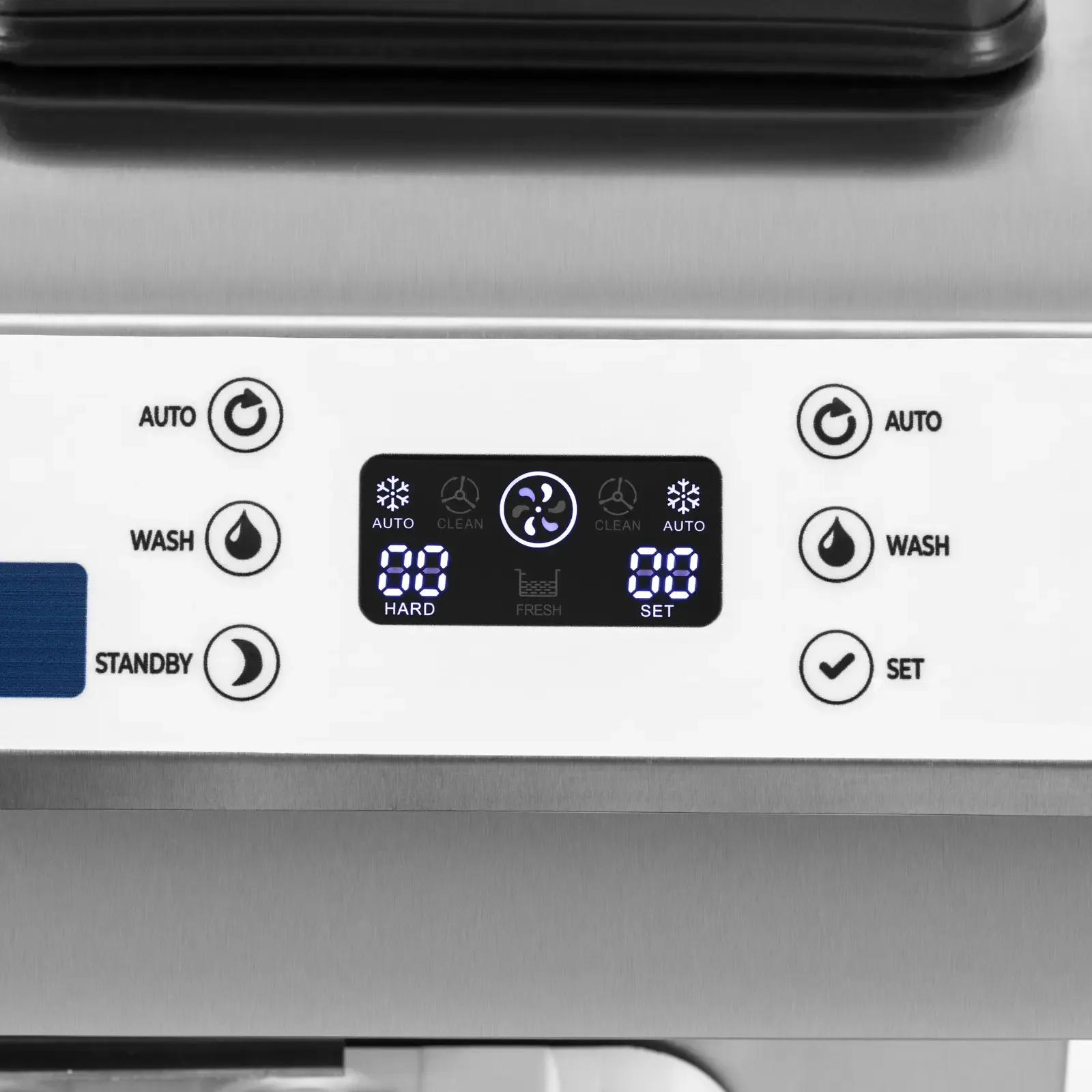 1350 W-os, 16 l/h teljesítményű soft-serve fagylaltkészítő gép – 3 íz 3