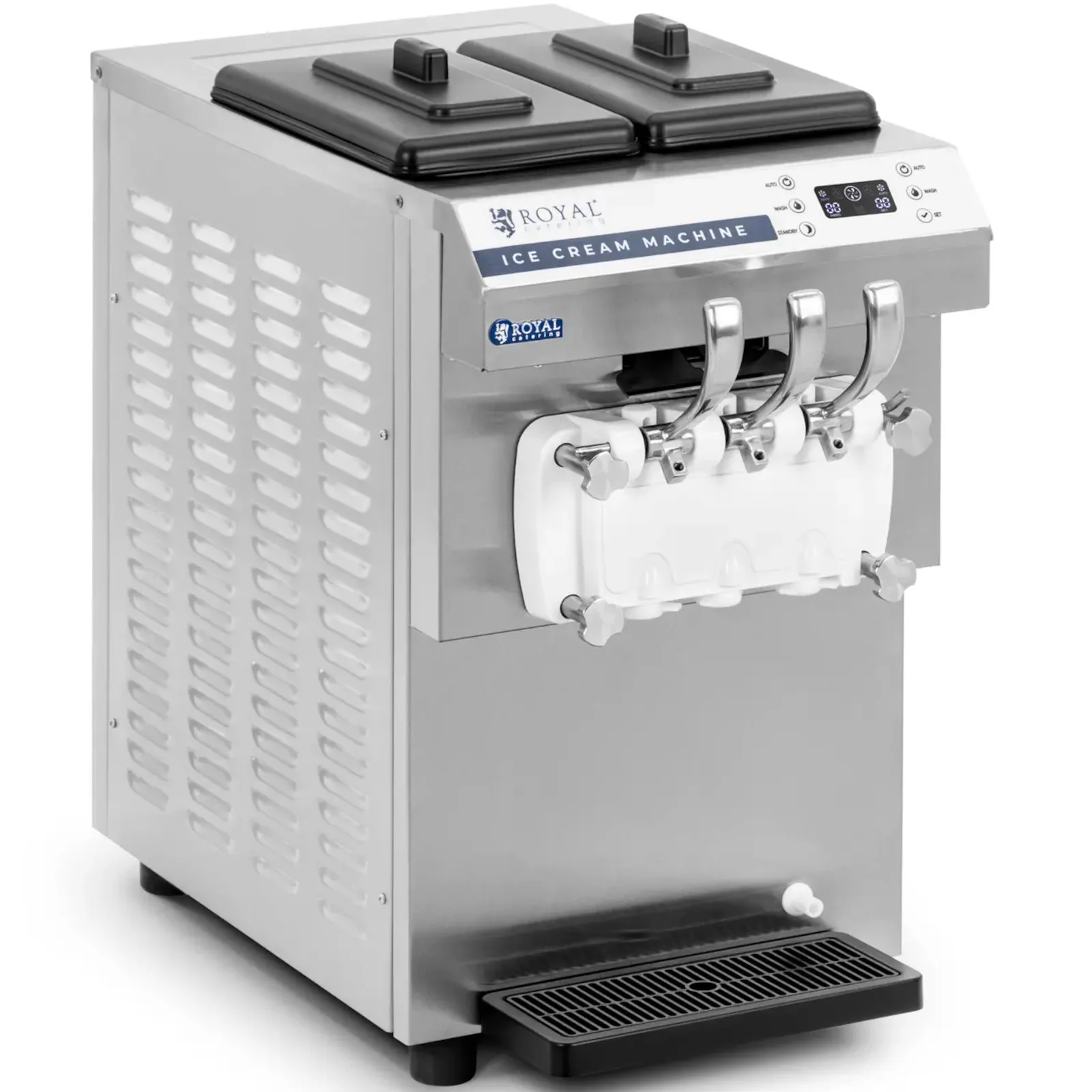 1350 W-os, 16 l/h teljesítményű soft-serve fagylaltkészítő gép – 3 íz