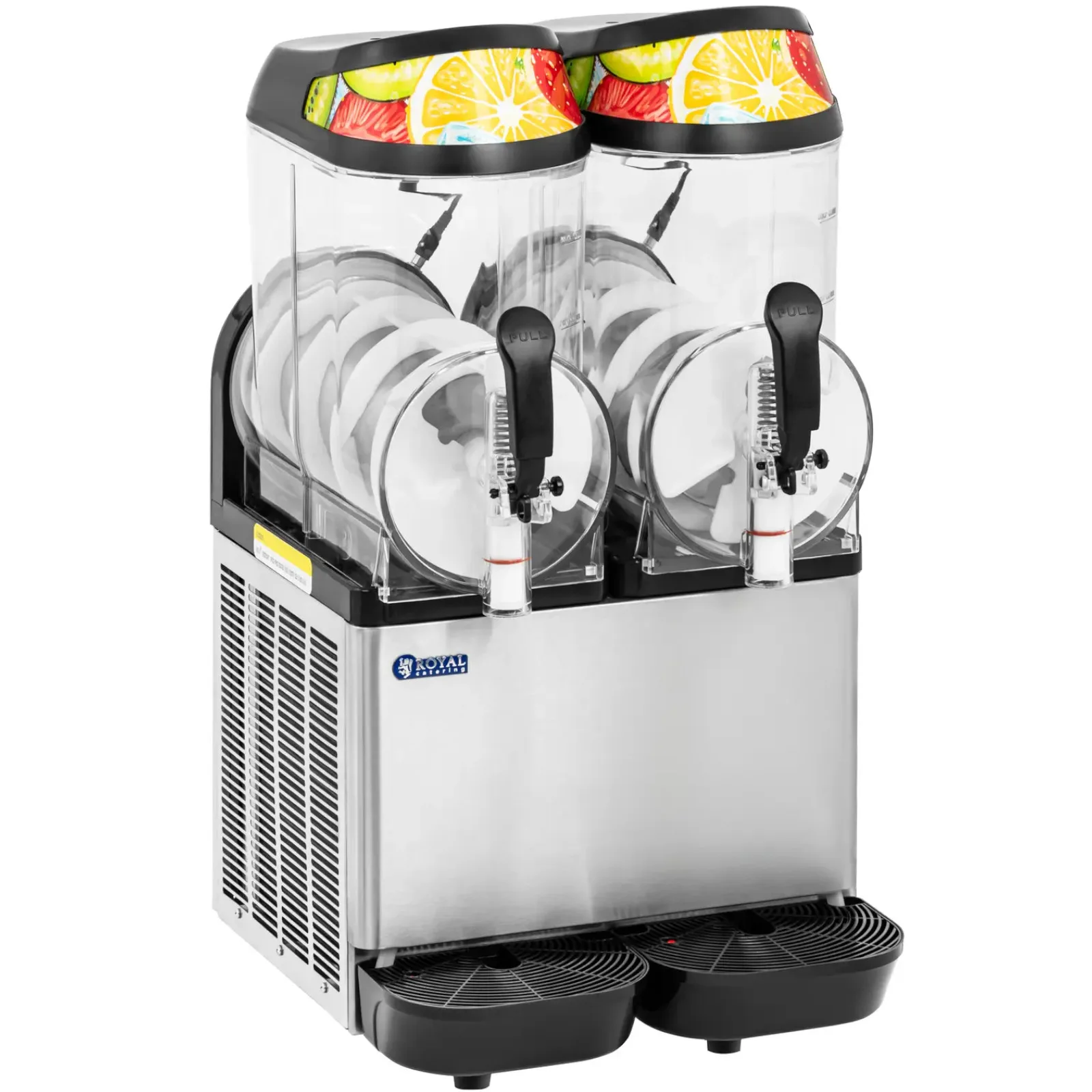 Granitor jégkása- és szorbétkészítő gép, kettős LED, 2 x 12 l, 680 W