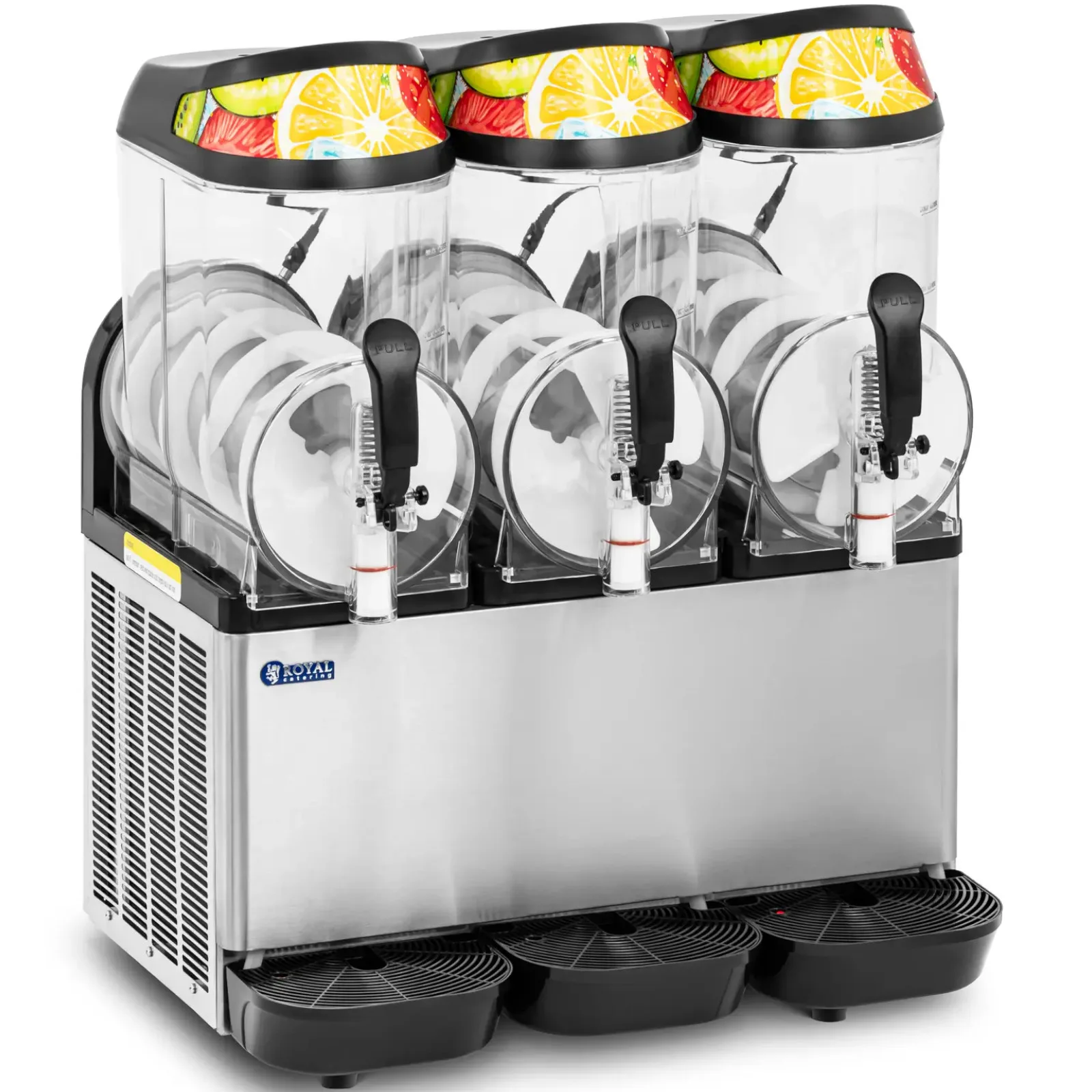 Granitor jégkása- és sorbetkészítő gép, három LED-es, 3 x 12 l, 960 W