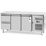 Hladni stol s radnom plohom, 2 pretinca, 2 ladice, -2–10 °C, 417 L, 275 W 2