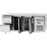 Hladni stol s radnom plohom, 2 pretinca, 2 ladice, -2–10 °C, 417 L, 275 W 5