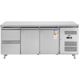 Hladni stol s radnom plohom, 2 pretinca, 2 ladice, -2–10 °C, 417 L, 275 W 6