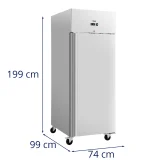Dulap frigorific comercial pe roți, 2-8 °C, 750 L 7