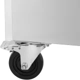Masă frigorifică pentru catering pe roți, 2 compartimente, 260 L, 136x70x85 cm 5