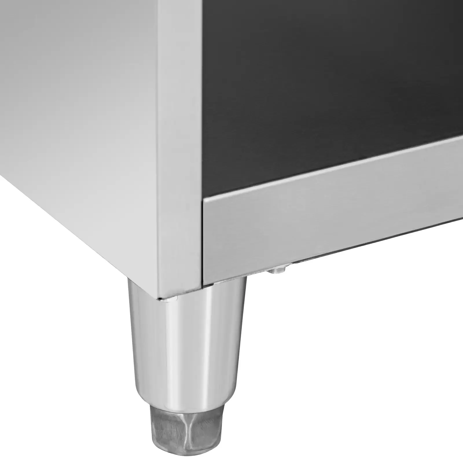 Freestanding induction cooktop with open base, 6 burners, 25.5 kW 5