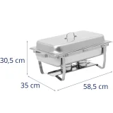 Bemar Buffet-Wärmeschale für GN 1/1, 7,5 l, pastenförmig – 2er-Set 6