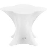 Klubový barový stôl s RGBW LED osvetlením 80 x 80 x 110 cm 8