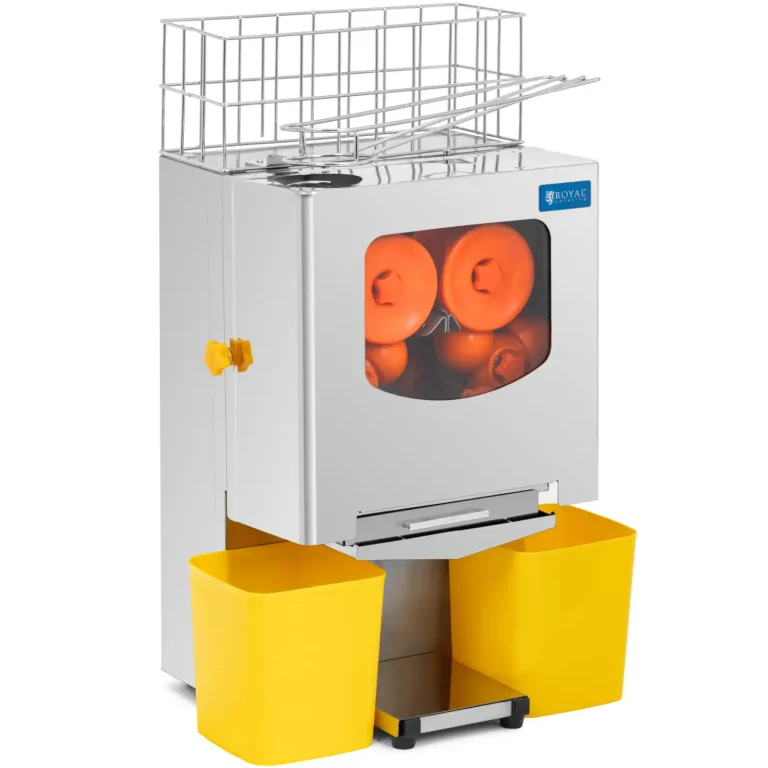 Félautomata narancscentrifuga, 20 narancs/perc, 120 W