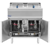 Friteuză dublă cu gaz și dulap, propan / GPL / gaz natural, 2 x 36 L, 30 kW 2