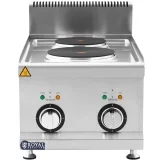 Állítható elektromos főzőlap burkolattal, 2 főzőzónával, 4,6 kW, 400 V 2
