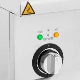 Állítható elektromos főzőlap burkolattal, 2 főzőzónával, 4,6 kW, 400 V 3