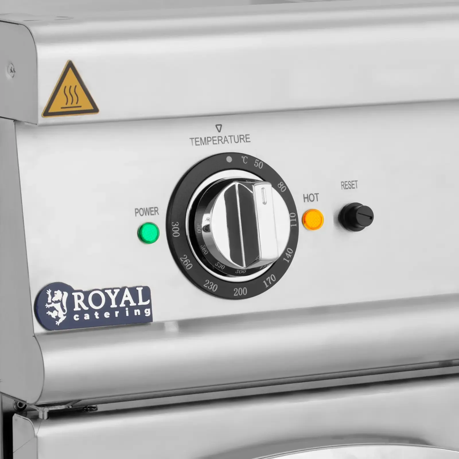 Kettős elektromos grilllap szekrénnyel 73,5 x 55 cm 10,8 kW 3