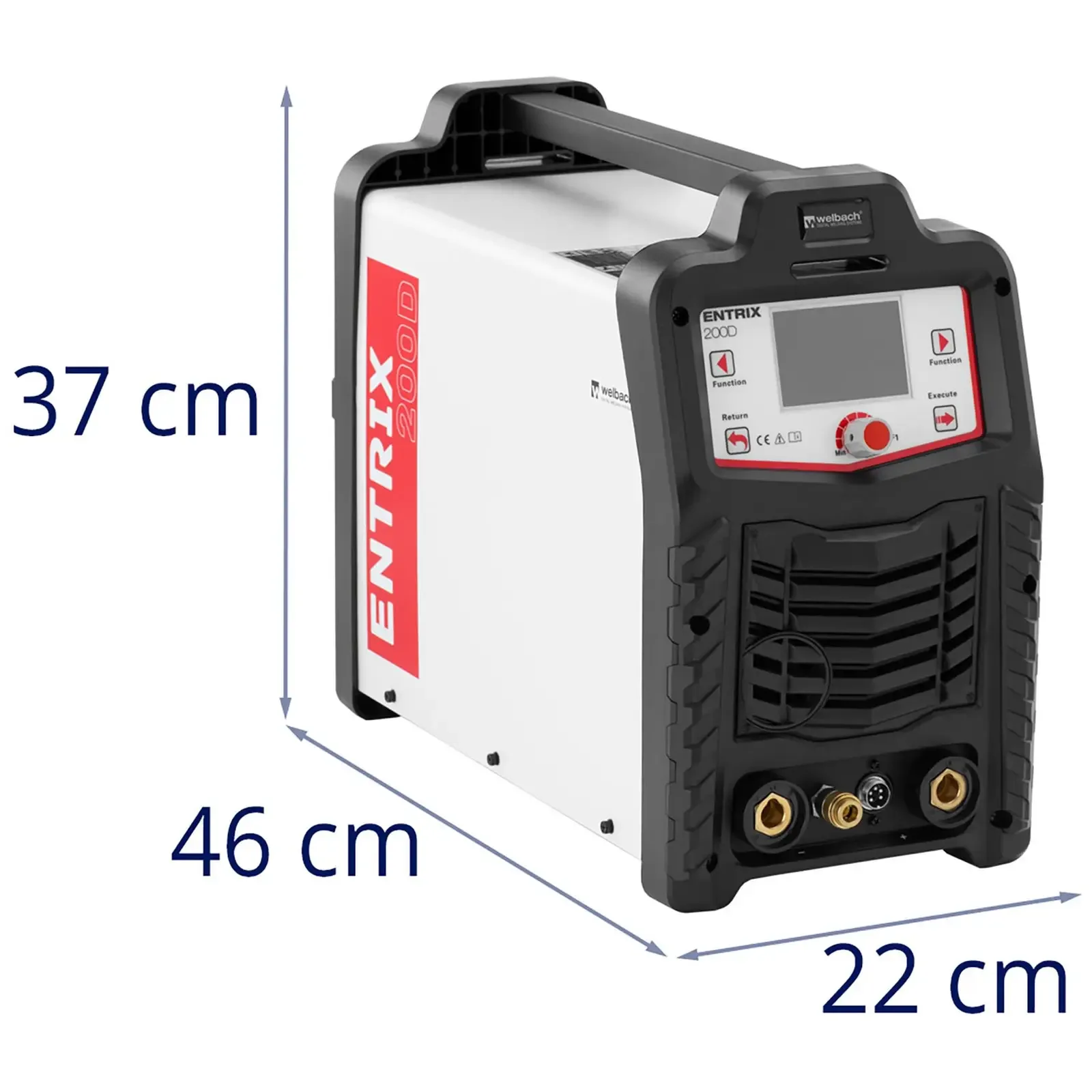 ENTRIX TIG MMA HF AC/DC Pulse 200A Digital Aluminum Welder 6