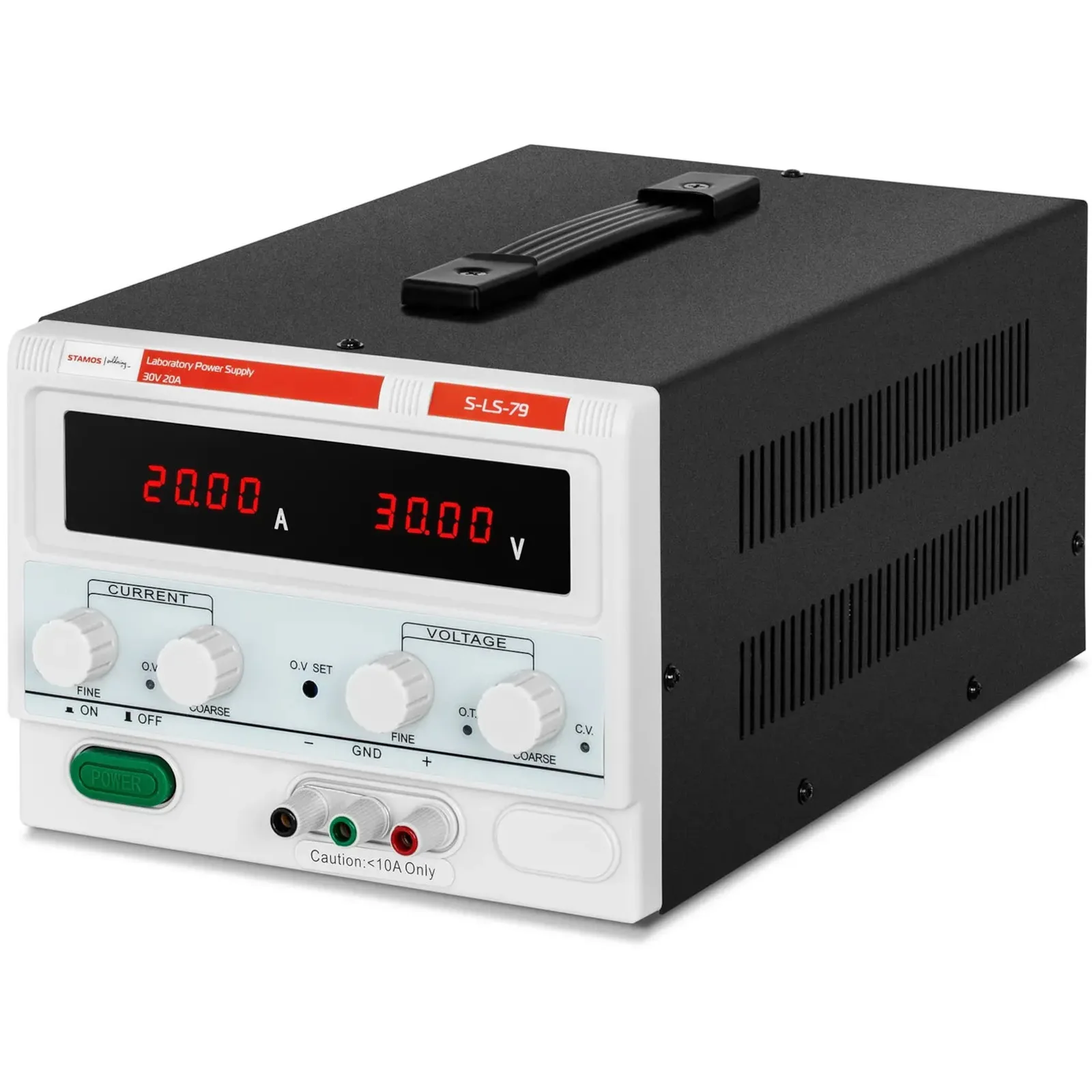 LED laboratóriumi tápegység 0–30 V 0–20 A 600 W 2