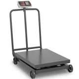 Ipari, kerekes platformmérleg LED-kijelzővel, 1000 kg / 200 g 2