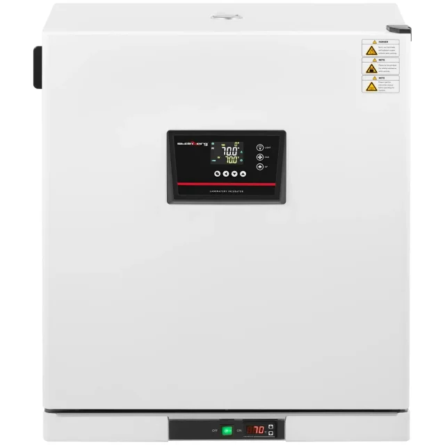Laboratóriumi inkubátor kényszerlevegő-keringetéssel, 70 °C, 210 l