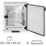 Incubator de laborator cu circulație forțată a aerului, 70 °C, 210 L 9
