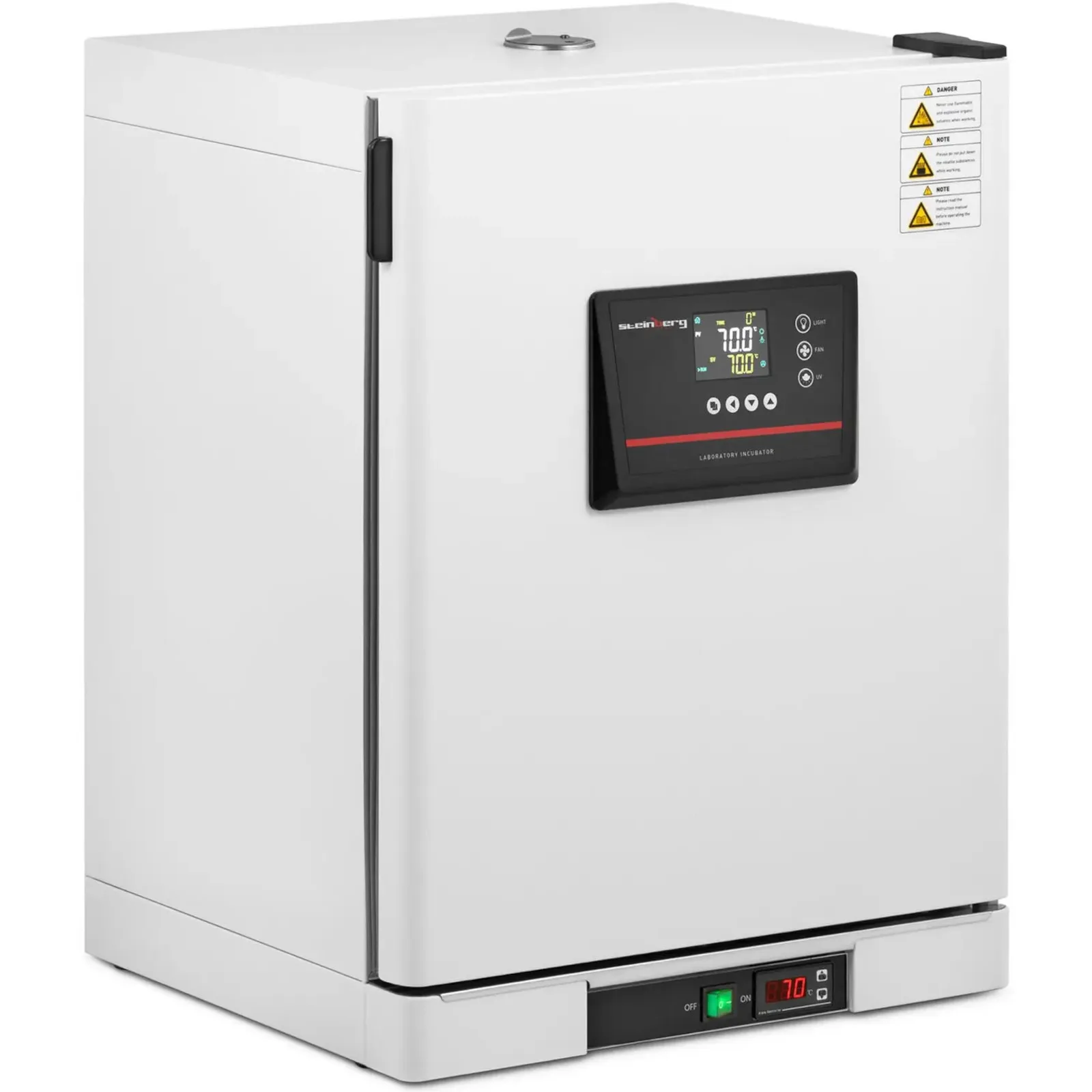 Laboratóriumi inkubátor kényszerlevegő-keringetéssel, 70 °C, 65 l